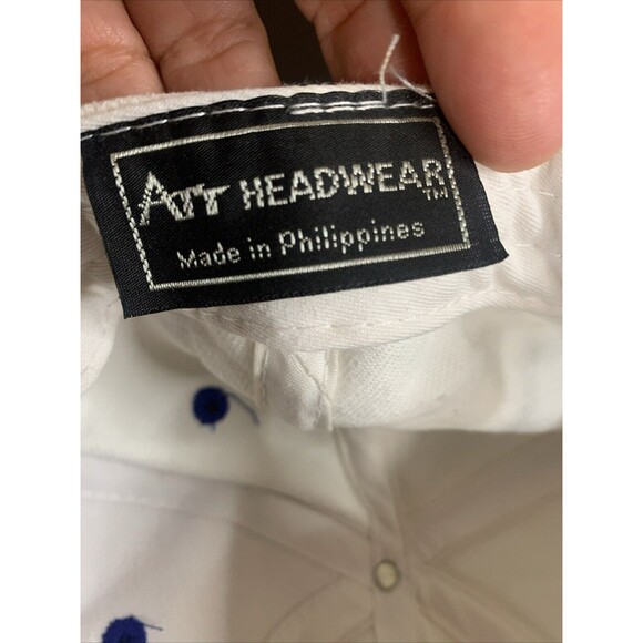 Pan American Electric INC Logo Hat IES - White & Blue ATT Headwear Strapback - Picture 9 of 10